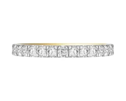 New Apart Pierścionek z żółtego złota z brylantami laboratoryjnymi - Eternity - 0,97 ct - próba 585