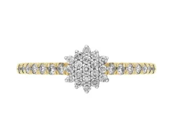 Apart Pierścionek z żółtego złota z brylantami - 0,21 ct - próba 585< Wszystkie