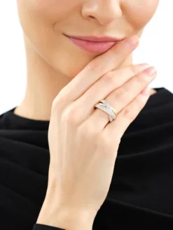 Apart Pierścionek z żółtego złota z brylantami - 0,72 ct - próba 585< Wszystkie