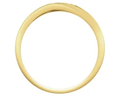 Apart Pierścionek z żółtego złota z diamentami - 0,08 ct - próba 585< Pierścionki
