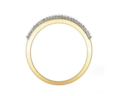 Best Apart Pierścionek z żółtego złota z diamentami - 0,50 ct - próba 585