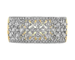 Best Apart Pierścionek z żółtego złota z diamentami - 0,50 ct - próba 585