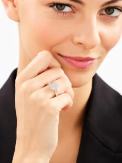 Apart Pierścionek z żółtego złota z diamentami - 0,75 ct - próba 585< Wszystkie