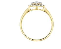 Apart Pierścionek z żółtego złota z brylantami - 0,29 ct - próba 585< Wszystkie