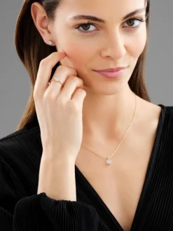 Apart Pierścionek z żółtego złota z diamentami - 0,34 ct - próba 585< Pierścionki