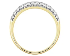 Apart Pierścionek z żółtego złota z brylantami laboratoryjnymi - 0,75 ct - próba 585< Wszystkie