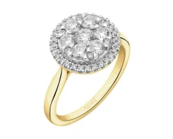 Clearance Apart Pierścionek z żółtego złota z brylantami - 1,18 ct - próba 585