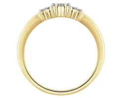Apart Pierścionek z żółtego złota z brylantami - 0,20 ct - próba 585< Wszystkie