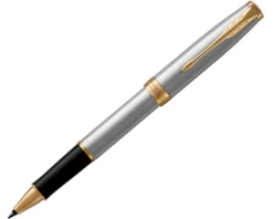 Parker Pióro kulkowe Sonnet stainless steel GT< Pióra Parker