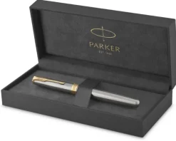 Parker Pióro wieczne Sonnet stainless steel GT< Pióra Parker