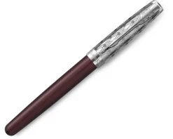 Hot Parker Pióro wieczne Sonnet premium metal & red CT