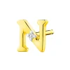 Sale Apart Pojedynczy kolczyk z żółtego złota z diamentem - litera N - 0,004 ct - próba 375