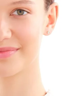 Apart Pojedynczy kolczyk z żółtego i białego złota z brylantem do piercingu - 0,01 ct - próba 585< Kolczyki Z Diamentami