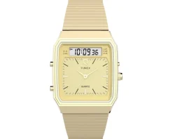 Timex Q ® 1982 Ana-Digi Reissue< Zegarki Męskie