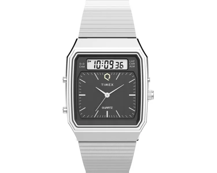 Timex Q ® 1982 Ana-Digi Reissue< Zegarki Męskie