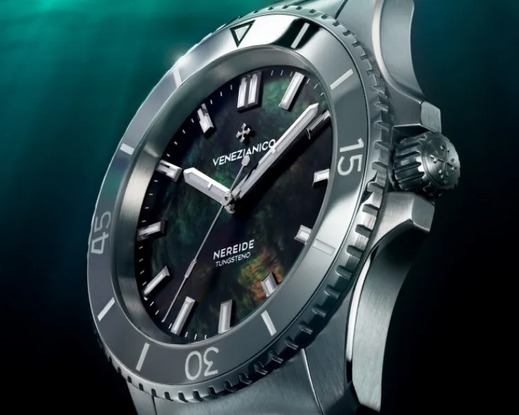 Venezianico Nereide Tungsteno Black< Zegarki Męskie