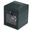 Wolf Rotomat British Racing Single Watch Winder with storage Green< Zegarki Męskie