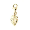 Online Apart Zawieszka charms z żółtego złota z diamentem - monstera - 0,005 ct - próba 375