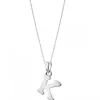Outlet Apart Zawieszka srebrna - litera K