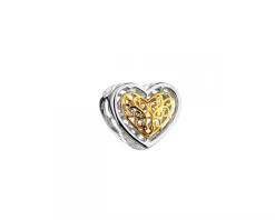 Online Apart Zawieszka srebrna beads - serce
