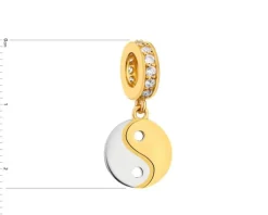 Discount Apart Zawieszka srebrna beads - yin yang