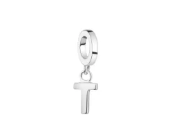 Apart Zawieszka srebrna beads - litera T