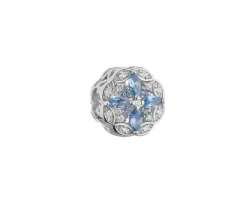 Outlet Apart Zawieszka srebrna beads - kwiat