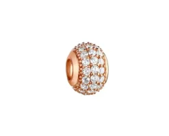 Discount Apart Zawieszka srebrna beads z cyrkoniami