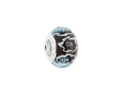 Sale Apart Zawieszka srebrna beads ze szkłem murano - kwiaty