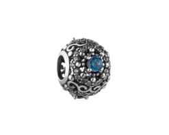 Apart Zawieszka srebrna beads z cyrkoniami< Beads