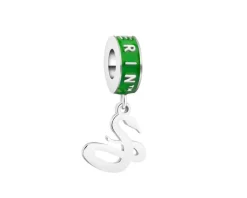 Online Apart Zawieszka srebrna beads z emalią - Harry Potter, Slytherin, Warner Bros. Discovery