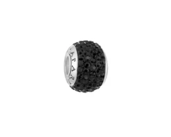 Sale Apart Zawieszka srebrna beads z kryształami