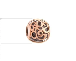 Online Apart Zawieszka srebrna beads z cyrkonią