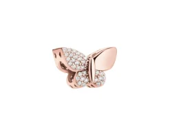 Best Apart Zawieszka srebrna beads z cyrkoniami - motyl