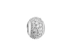 Best Apart Zawieszka srebrna beads z cyrkoniami