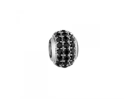 Discount Apart Zawieszka srebrna beads z cyrkoniami
