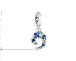 Apart Zawieszka srebrna beads z cyrkoniami
