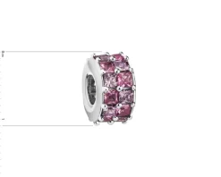 Best Apart Zawieszka srebrna beads z cyrkoniami