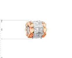Best Apart Zawieszka srebrna beads z cyrkoniami