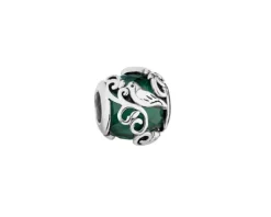 Best Apart Zawieszka srebrna beads z cyrkonią - ptak