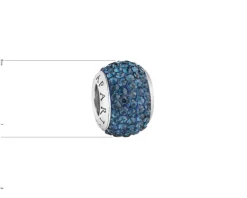 Best Apart Zawieszka srebrna beads z kryształami