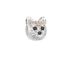 Best Apart Zawieszka srebrna beads z cyrkoniami - lis