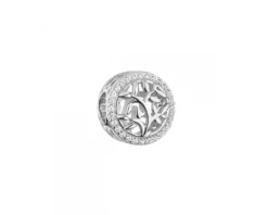 Discount Apart Zawieszka srebrna beads z cyrkoniami - drzewo