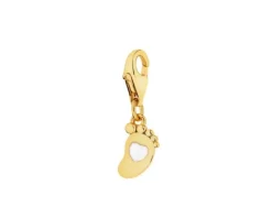 Outlet Apart Zawieszka srebrna charms - stópka