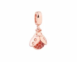 New Apart Zawieszka srebrna na bransoletę beads z cyrkoniami - biedronka