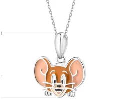 New Apart Zawieszka srebrna z emalią -  Tom and Jerry, Jerry, Warner Bros. Discovery