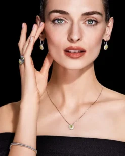 Apart Zawieszka z białego i żółtego złota z diamentami - VS2/Fancy Light Yellow - 1,34 ct - próba 750< Zawieszki