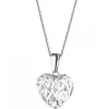 New Apart Zawieszka z białego złota z diamentami - serce - 0,008 ct - próba 585