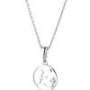 Apart Zawieszka z białego złota z diamentem - litera E - 0,003 ct - próba 585< Zawieszki