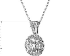 Apart Zawieszka z białego złota z brylantami - SI2/H - 0,64 ct - próba 750< Wszystkie